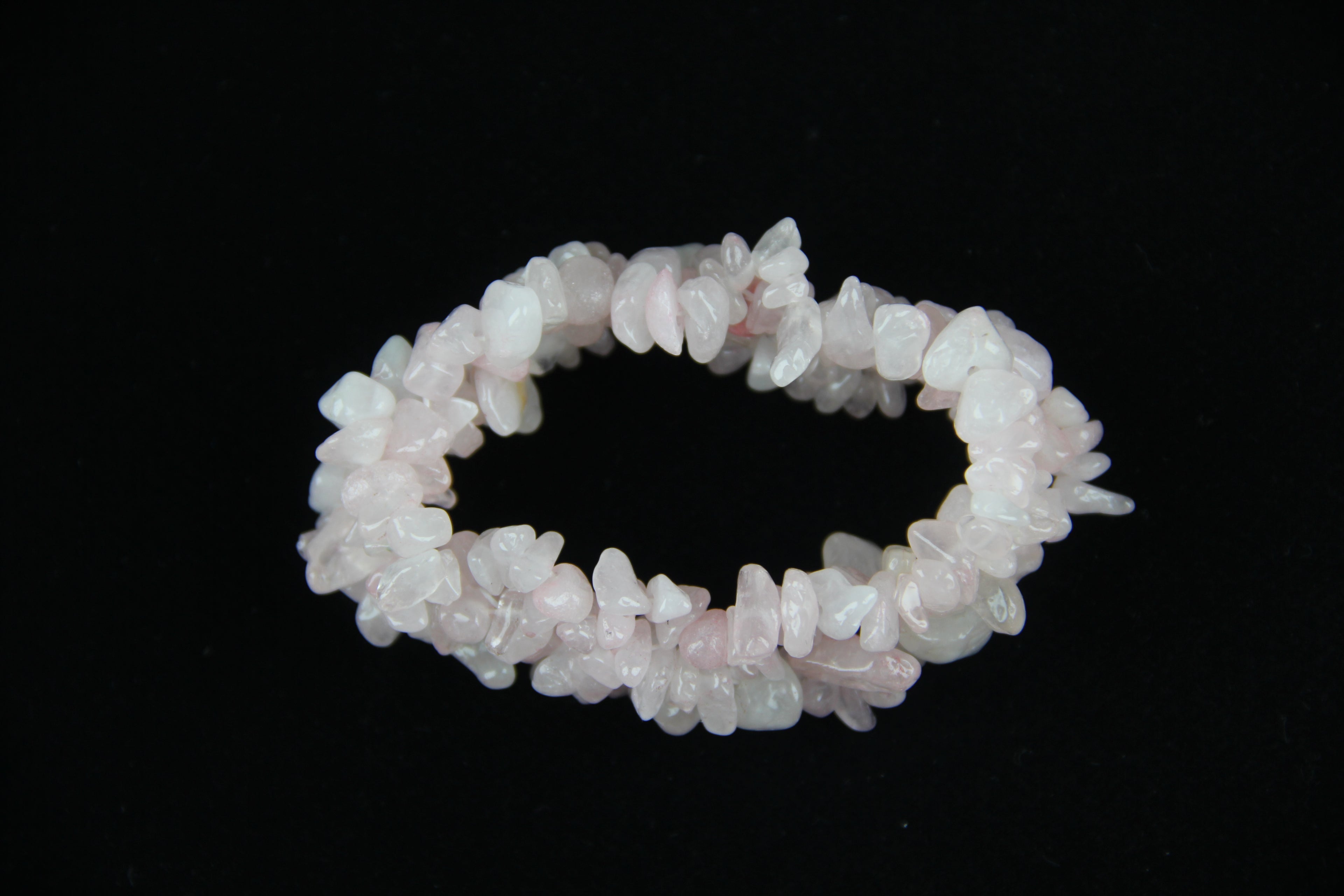 Light pink crystal bracelet