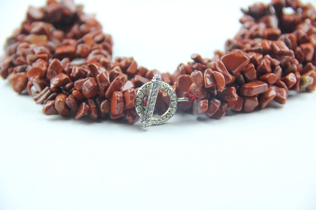 Red jasper necklace