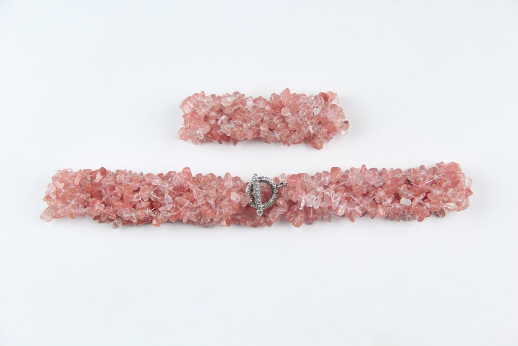 Watermelon Red Crystal Set