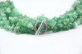 Green crystal necklace