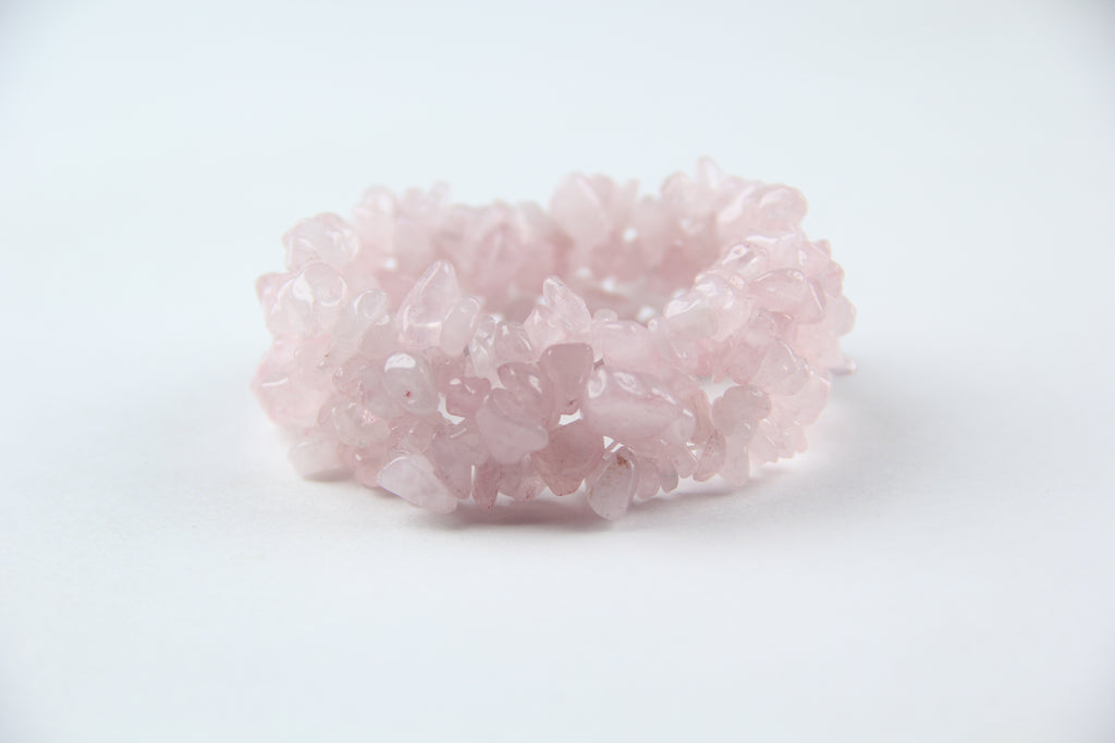 Pink crystal bracelet