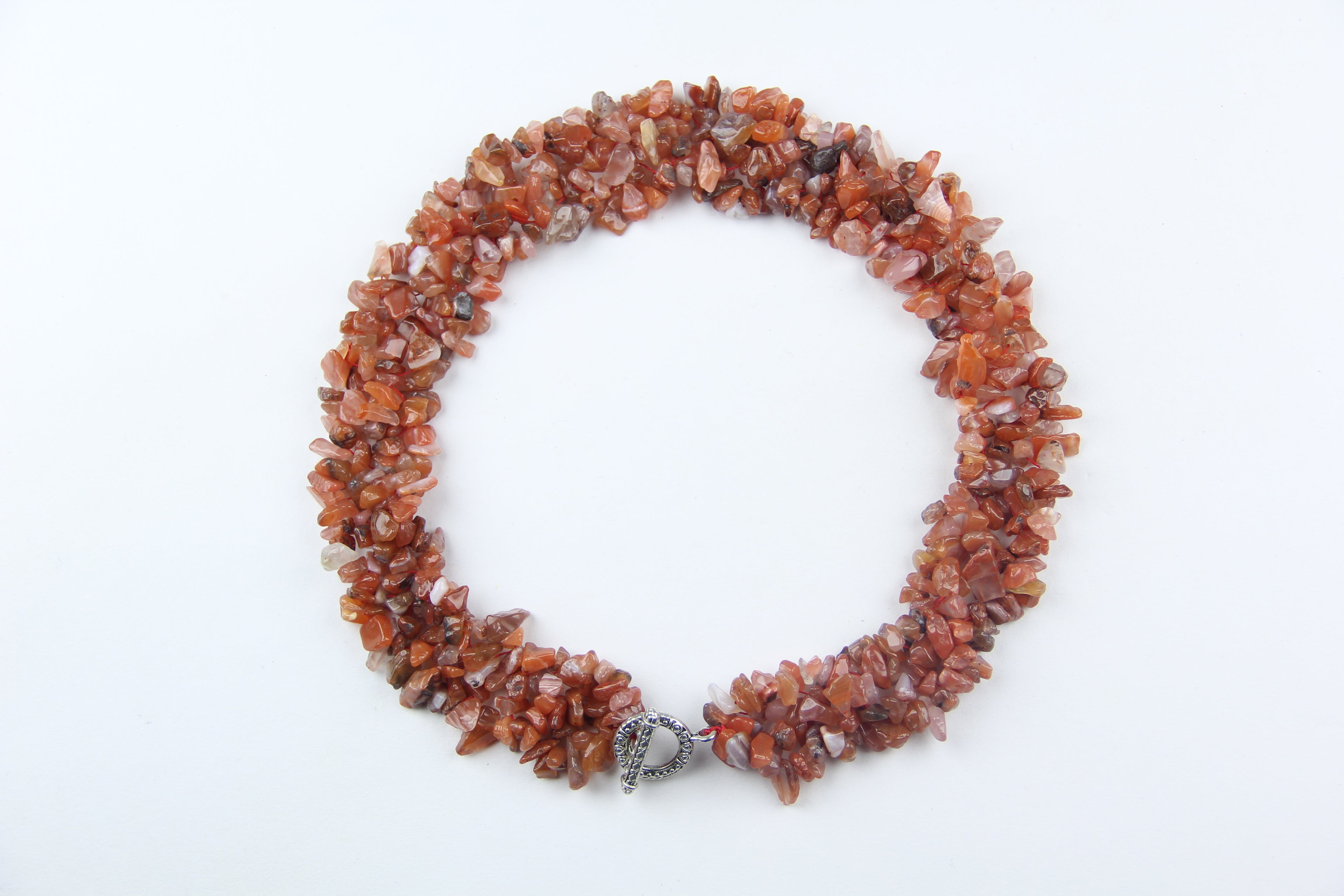 Red agate necklace