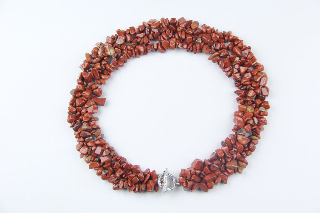 Red jasper necklace