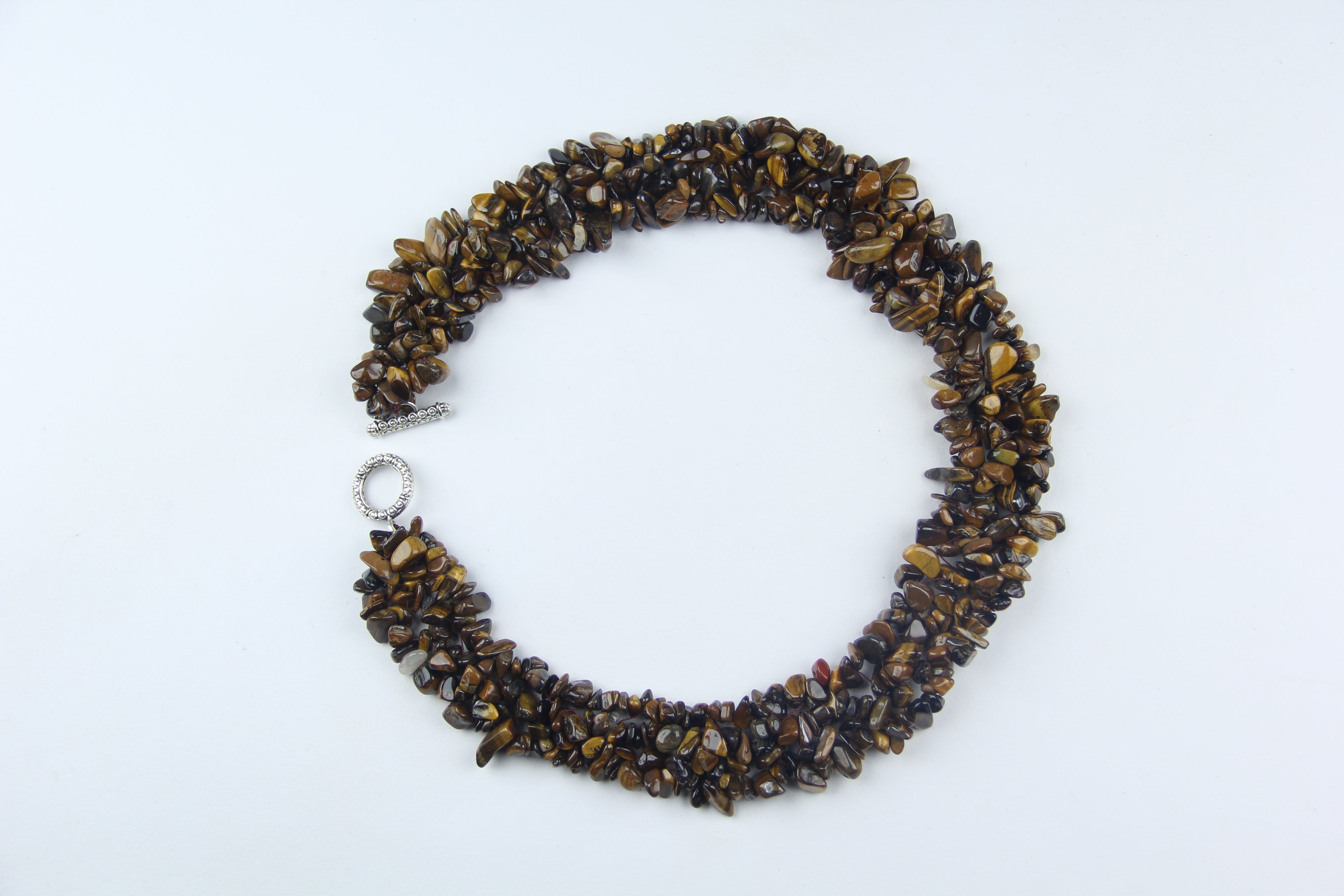 Tiger's eye stone necklace