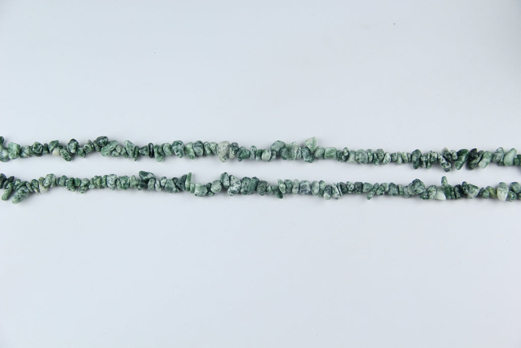 Irregular tree patterned agate crushed stone long chain