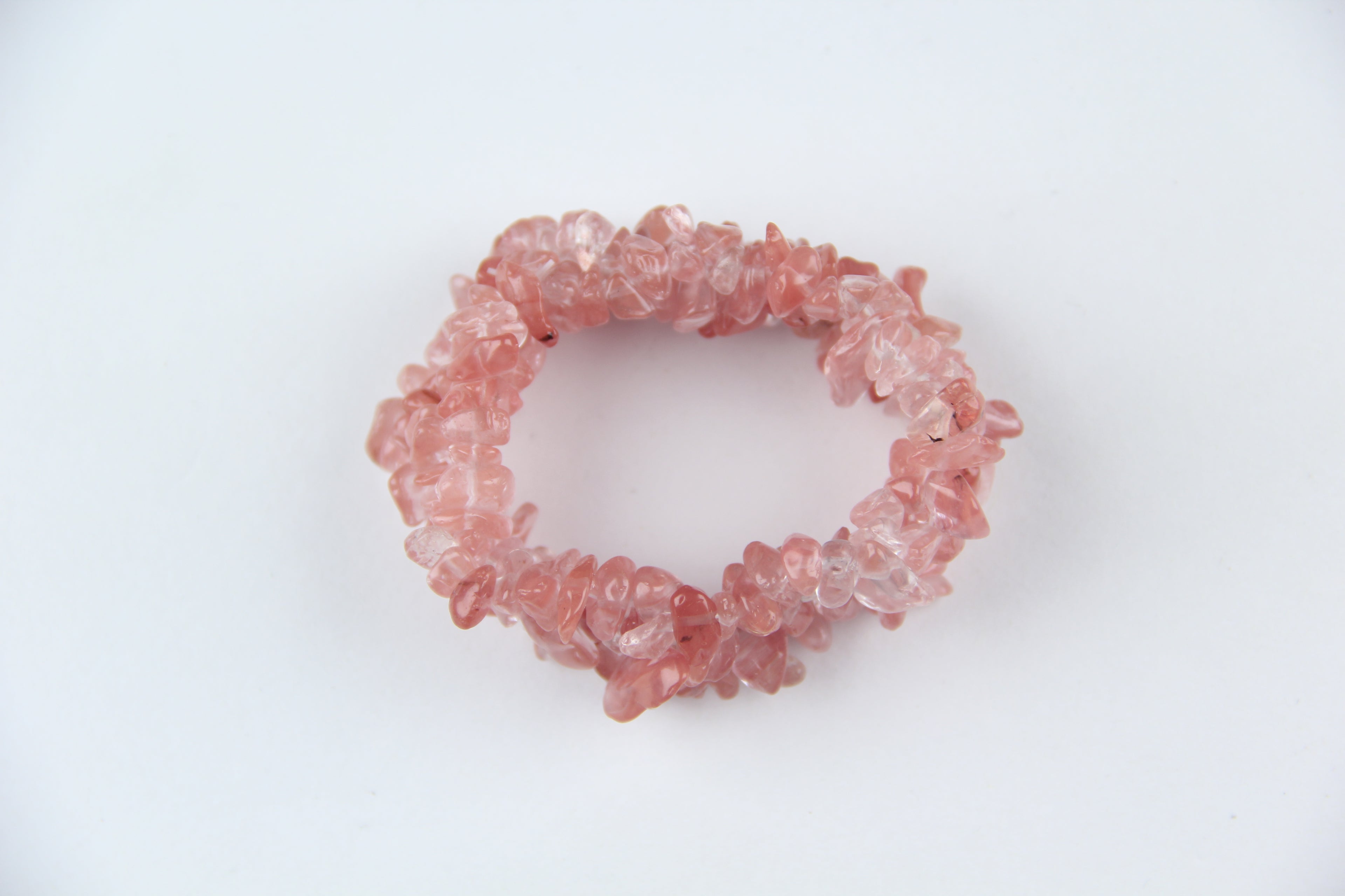 Watermelon red crystal bracelet