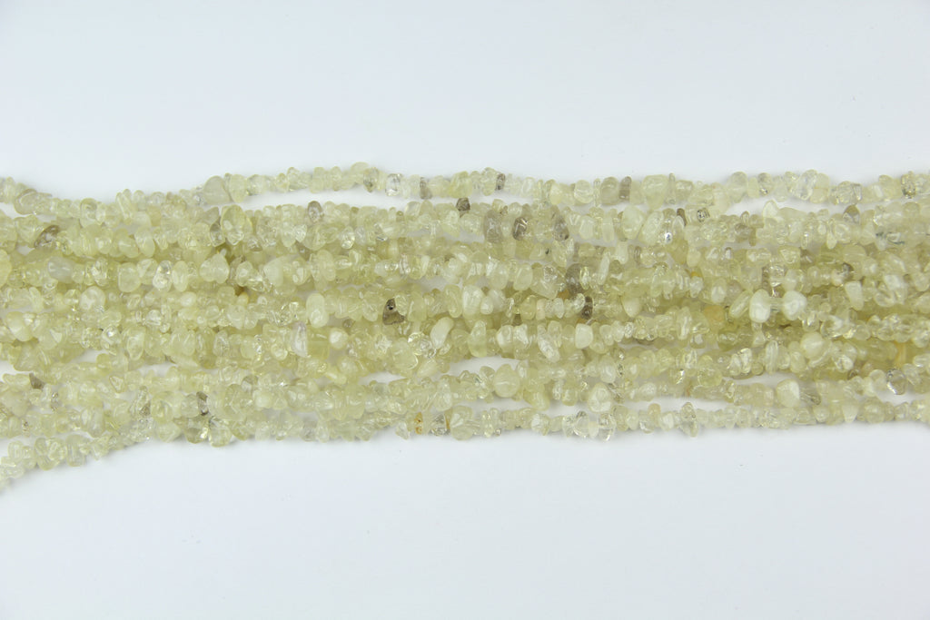 Irregular long chain of citrine