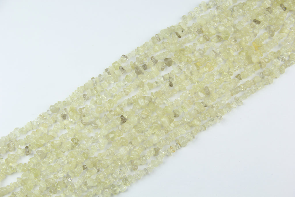 Irregular long chain of citrine