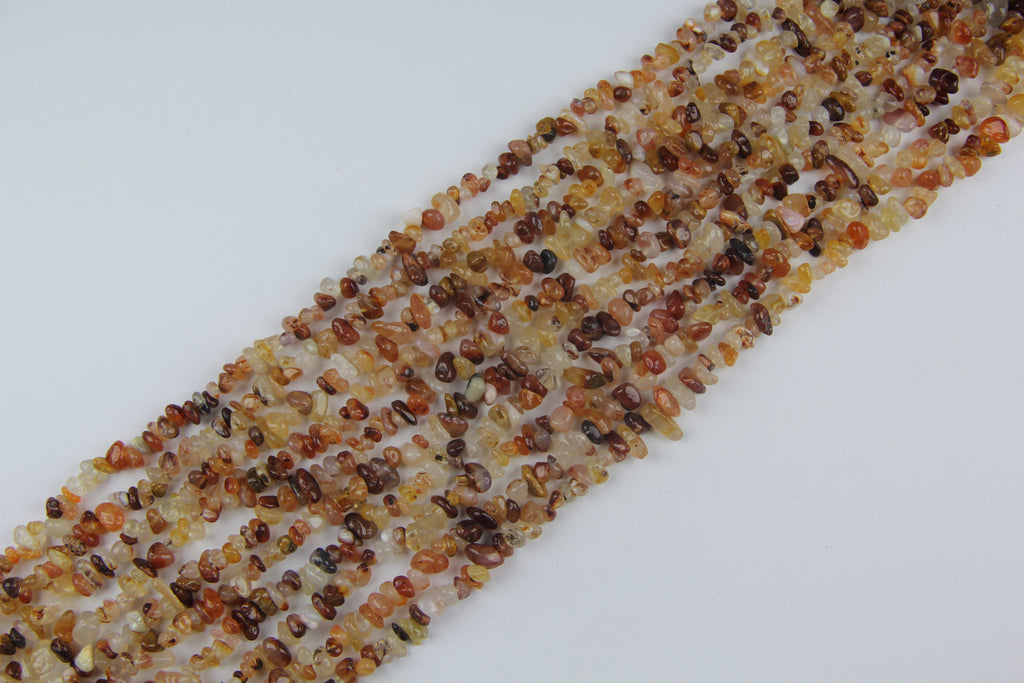 Yellow agate irregular long practice