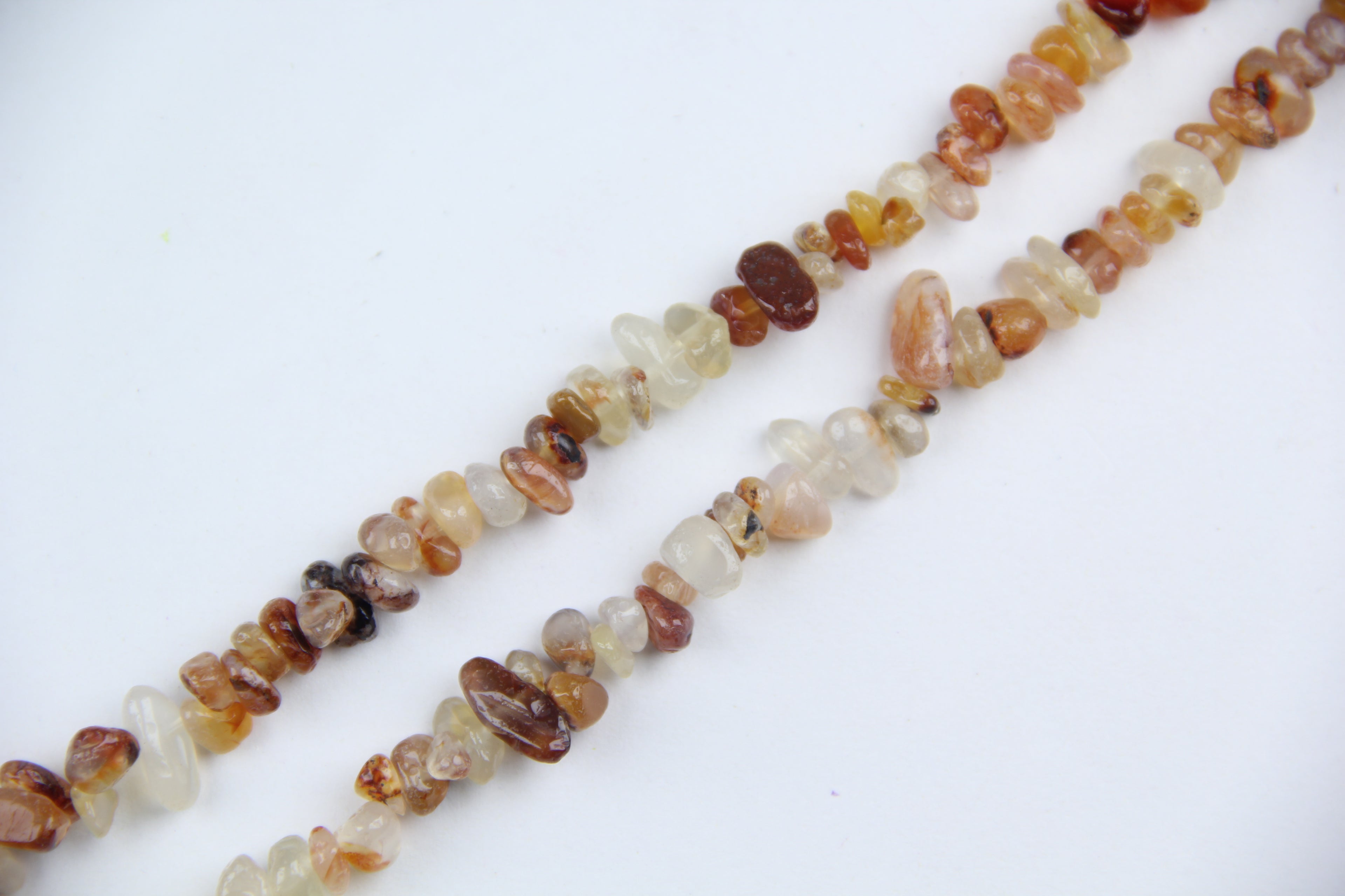 Yellow agate irregular long practice