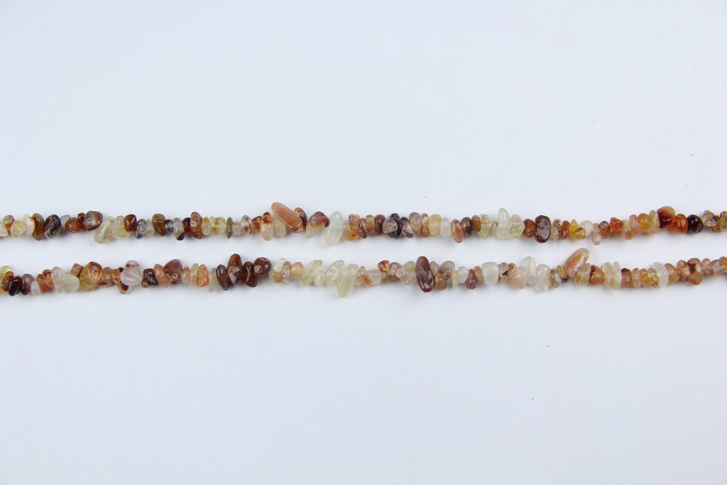 Yellow agate irregular long practice