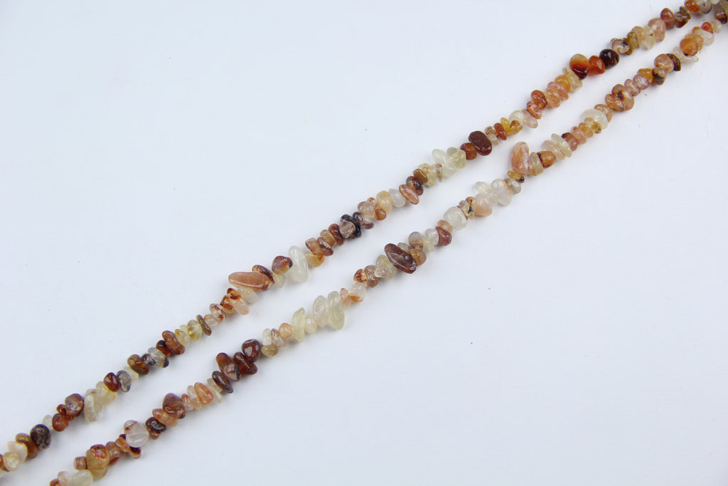 Yellow agate irregular long practice