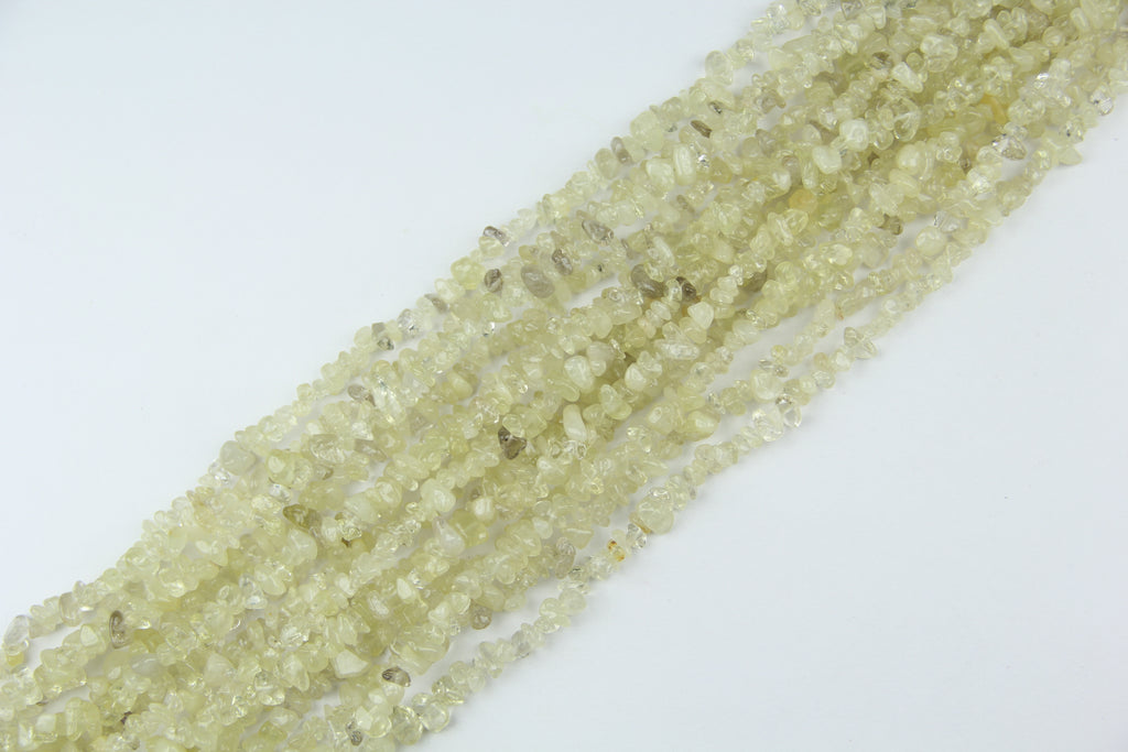 Irregular long chain of citrine