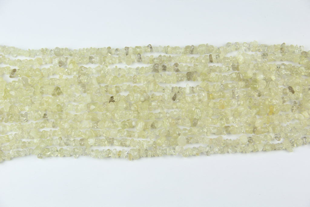 Irregular long chain of citrine