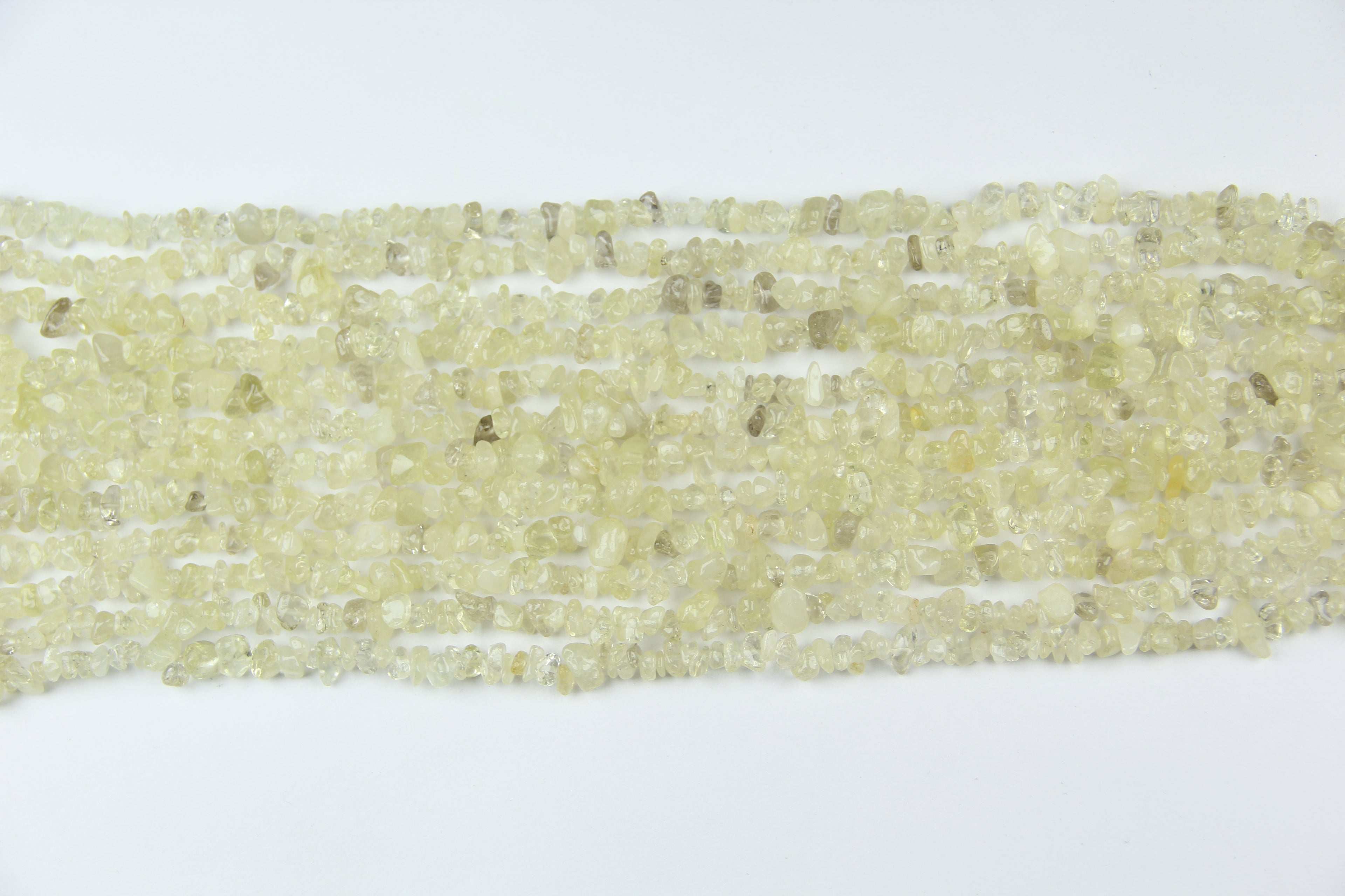 Irregular long chain of citrine