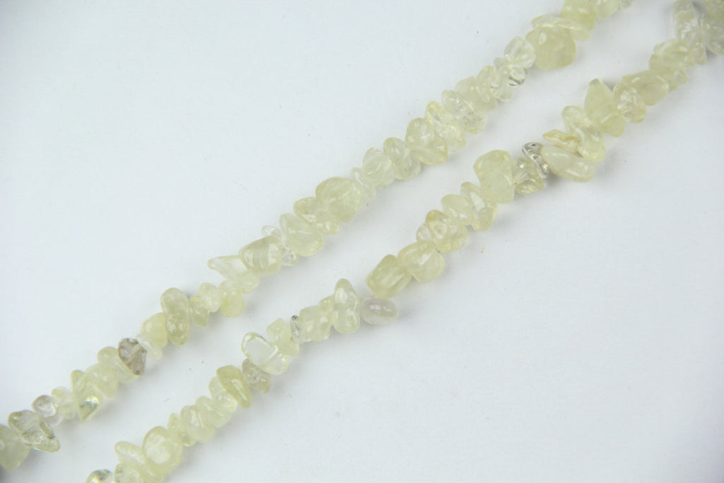Irregular long chain of citrine