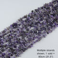 Multiple strands of 31.5" Amethyst irregular crystal chip beads (5-8mm) displayed as the cover image. Note: 1 strand sold per order.
