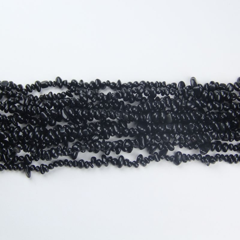 black obsidian necklace collection banner cropped for mobile device display