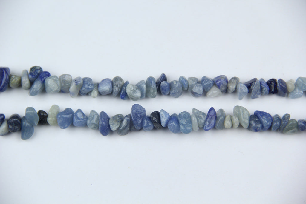 blue aventurine Irregular long chain