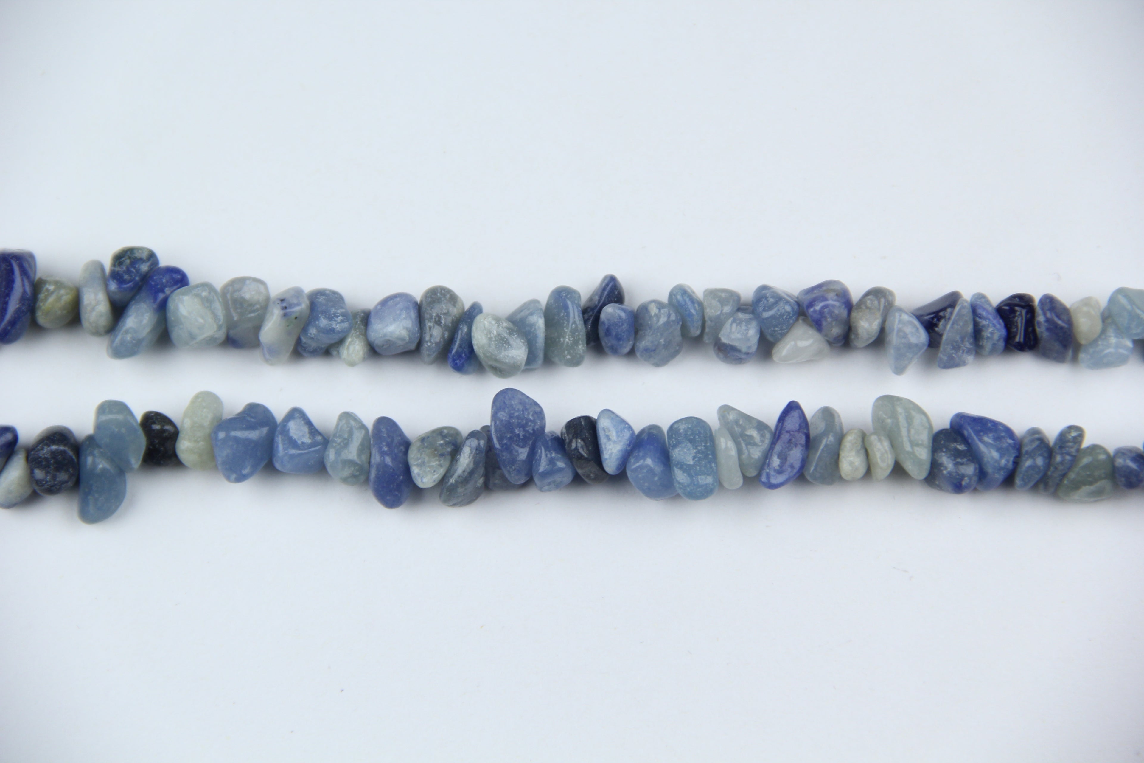 blue aventurine Irregular long chain