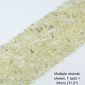 Multiple strands of 31.5" Citrine Yellow irregular crystal chip beads (5-8mm) displayed as the cover image. Note: 1 strand sold per order.