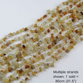 Multiple strands of 31.5" Orange Agate irregular chip beads (5-8mm) displayed as the cover image. Natural stone textures. Note: 1 strand sold per order.