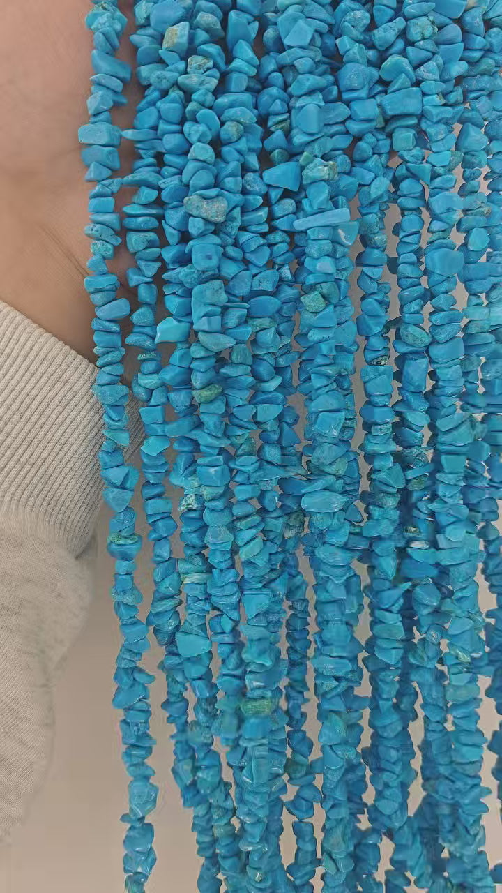 Irregular blue pine gravel long chain