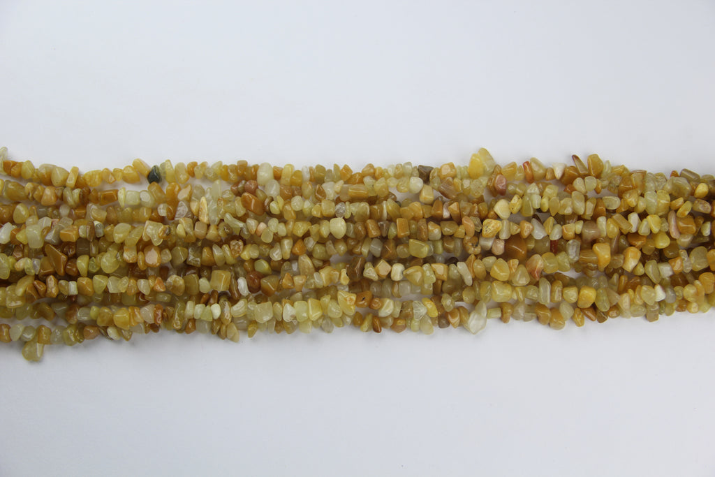 yellow aventurine Irregular long chain