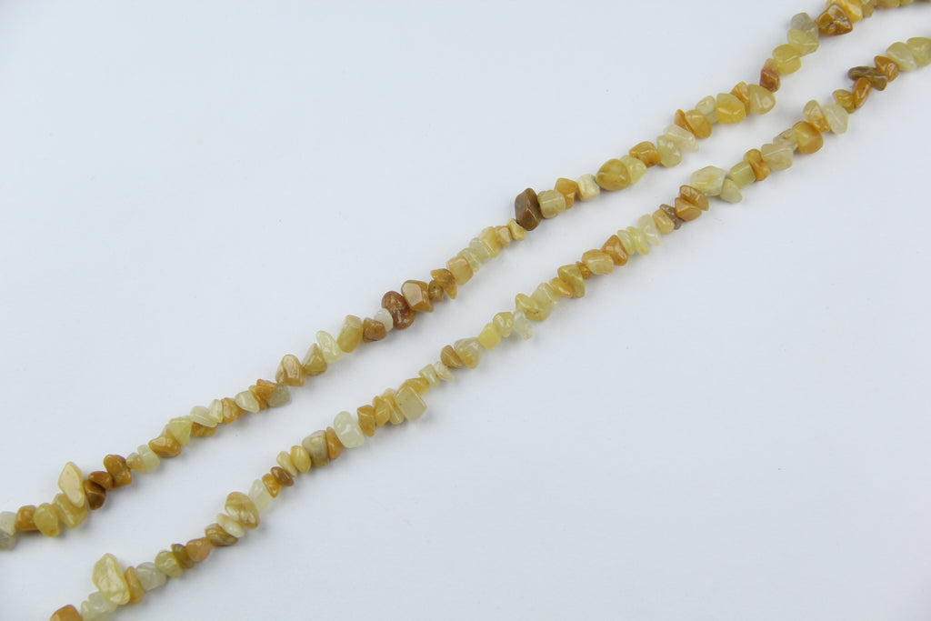 yellow aventurine Irregular long chain
